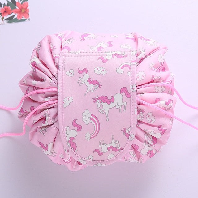 Do Not Miss Drop ship Women Drawstring Cosmetic Bag travel Organizer bag pouch Make Up Case Storage Makeup Bag Toiletry bag - Korvel