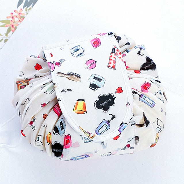 Do Not Miss Drop ship Women Drawstring Cosmetic Bag travel Organizer bag pouch Make Up Case Storage Makeup Bag Toiletry bag - Korvel