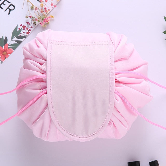 Do Not Miss Drop ship Women Drawstring Cosmetic Bag travel Organizer bag pouch Make Up Case Storage Makeup Bag Toiletry bag - Korvel