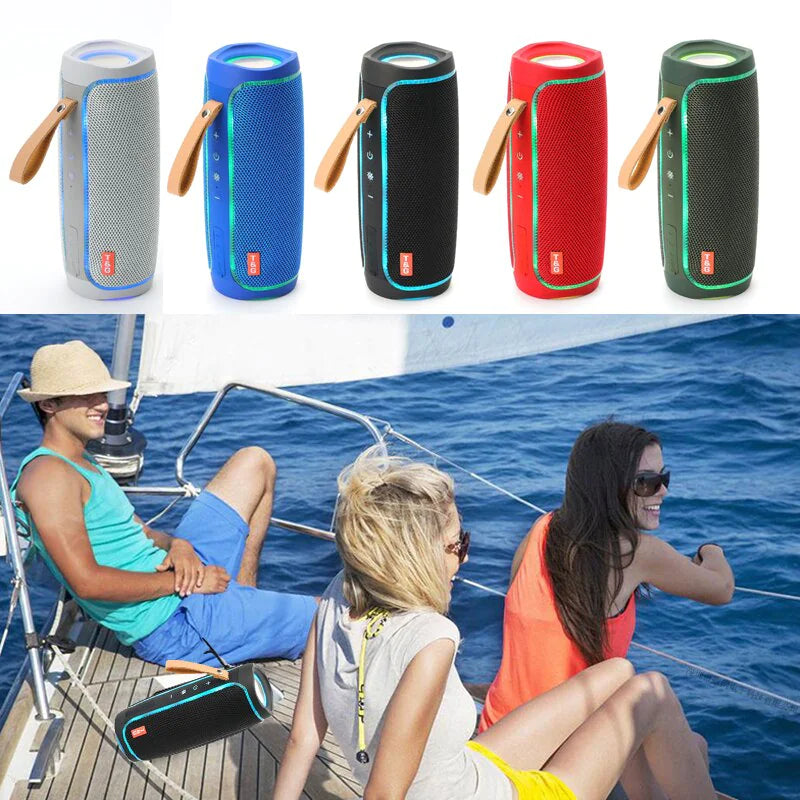 Premium Waterproof Portable Bluetooth Speaker with Stereo Sound