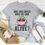 Does This Coffee Make Me Look Alive Tee - Korvel