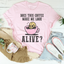 Does This Coffee Make Me Look Alive Tee - Korvel