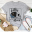 Cozy Skull Tee - Does This Coffee Make Me Look Alive - Korvel