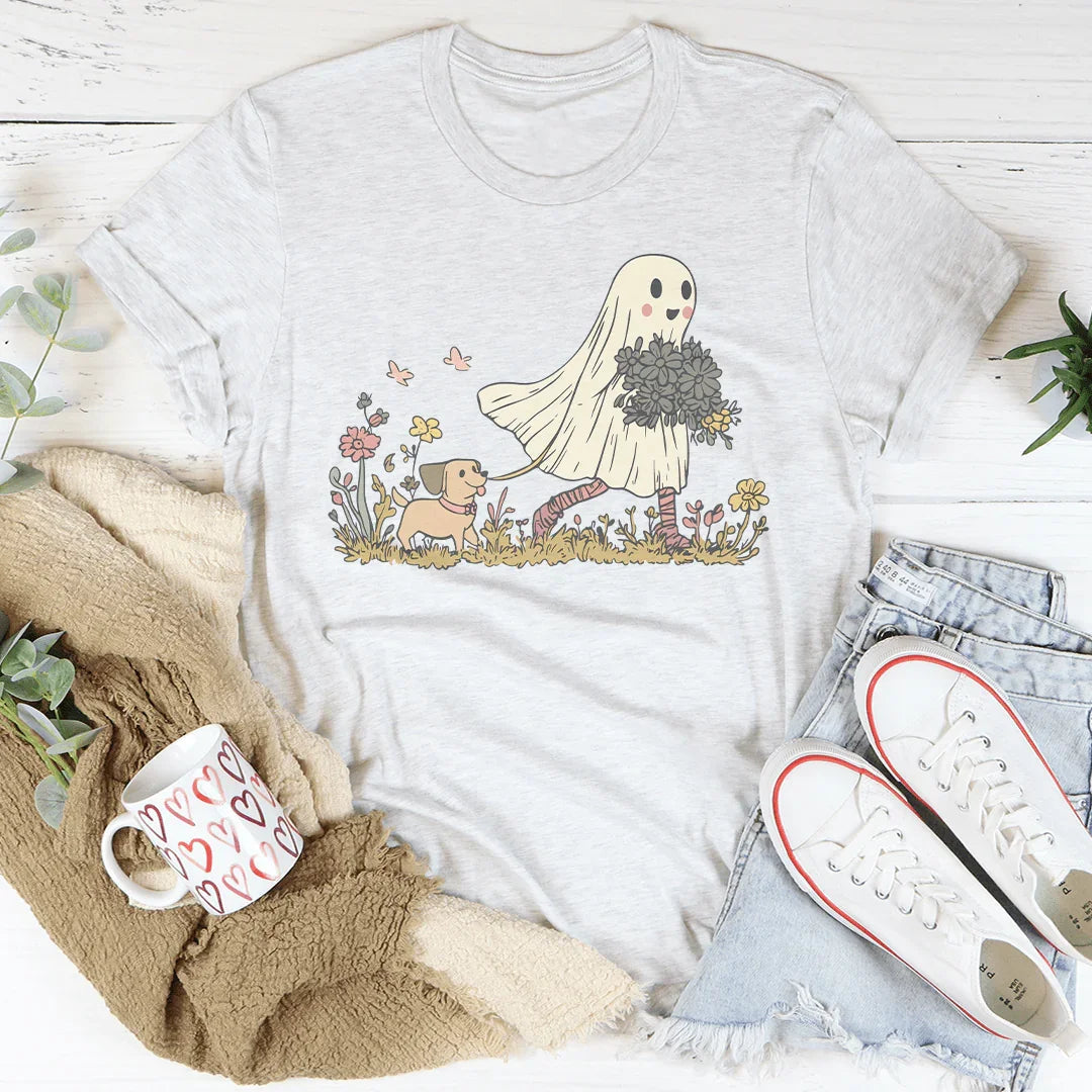 Dog Ghost Mom T-Shirt