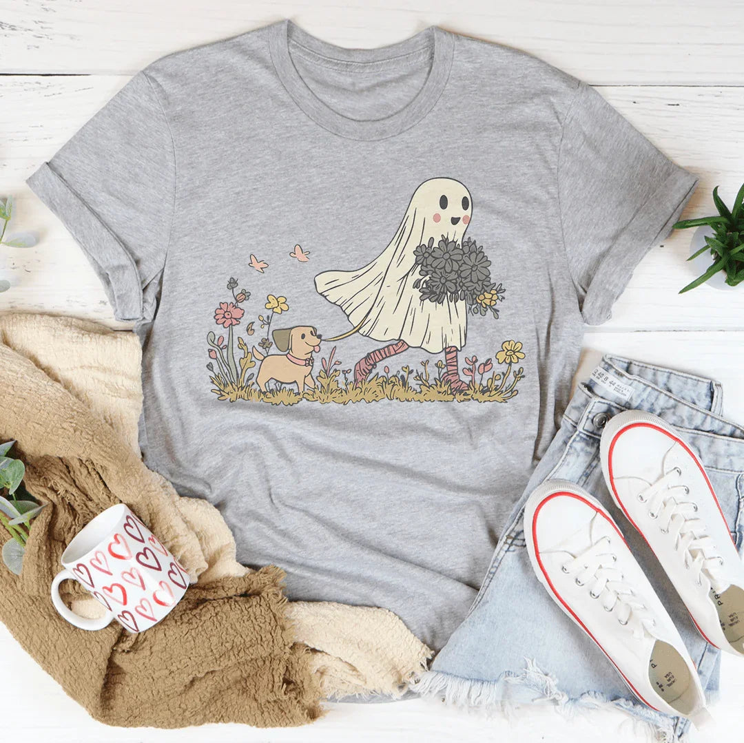 Dog Ghost Mom T-Shirt