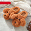 Cozy Faux Fur Dog Lovers Slippers for Women