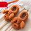 Cozy Faux Fur Dog Lovers Slippers for Women