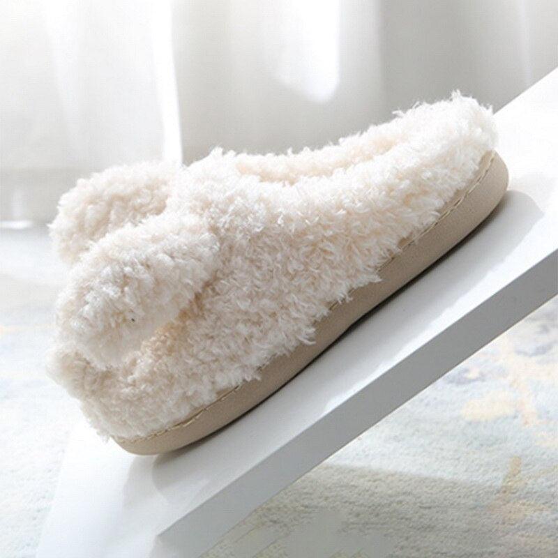 Cozy Faux Fur Dog Lovers Slippers for Women