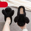 Cozy Faux Fur Dog Lovers Slippers for Women