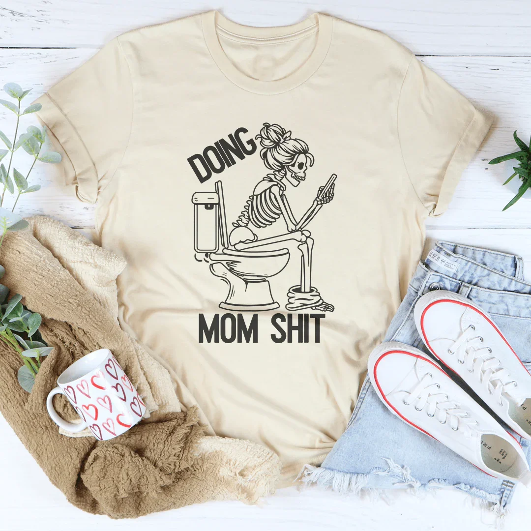 Camiseta haciendo caca de mamá