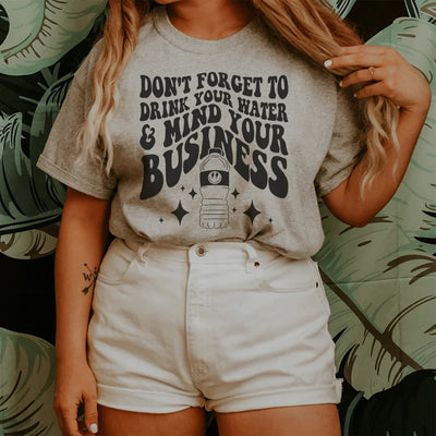 T-shirt Rappel d'Eau Mind Your Business