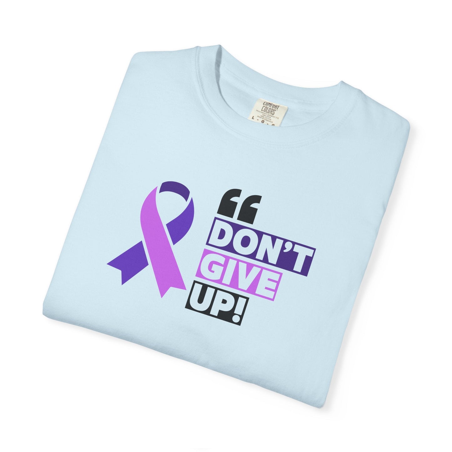Epilepsy Awareness 'Don't Give Up' Unisex T-Shirt - Stylish & Meaningful - Korvel