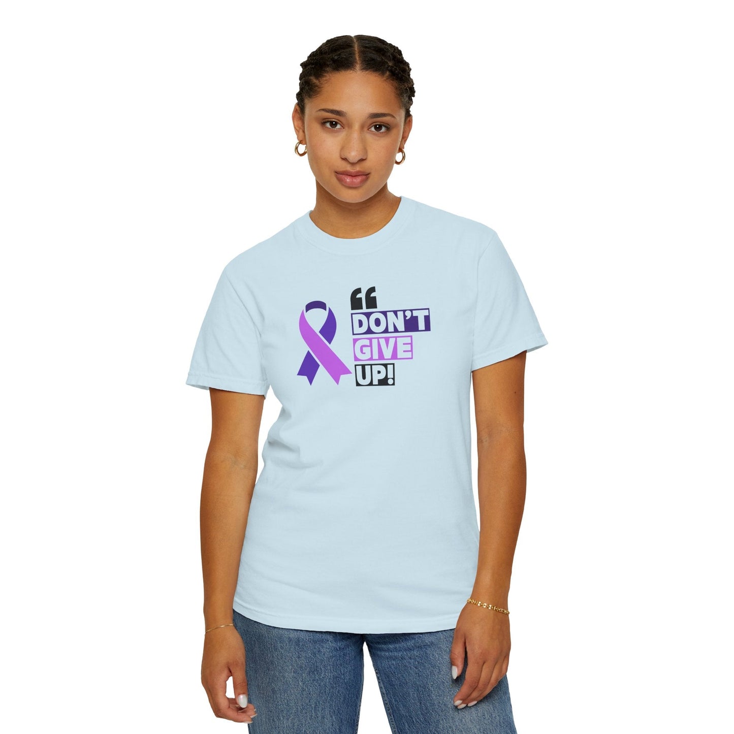 Epilepsy Awareness 'Don't Give Up' Unisex T-Shirt - Stylish & Meaningful - Korvel