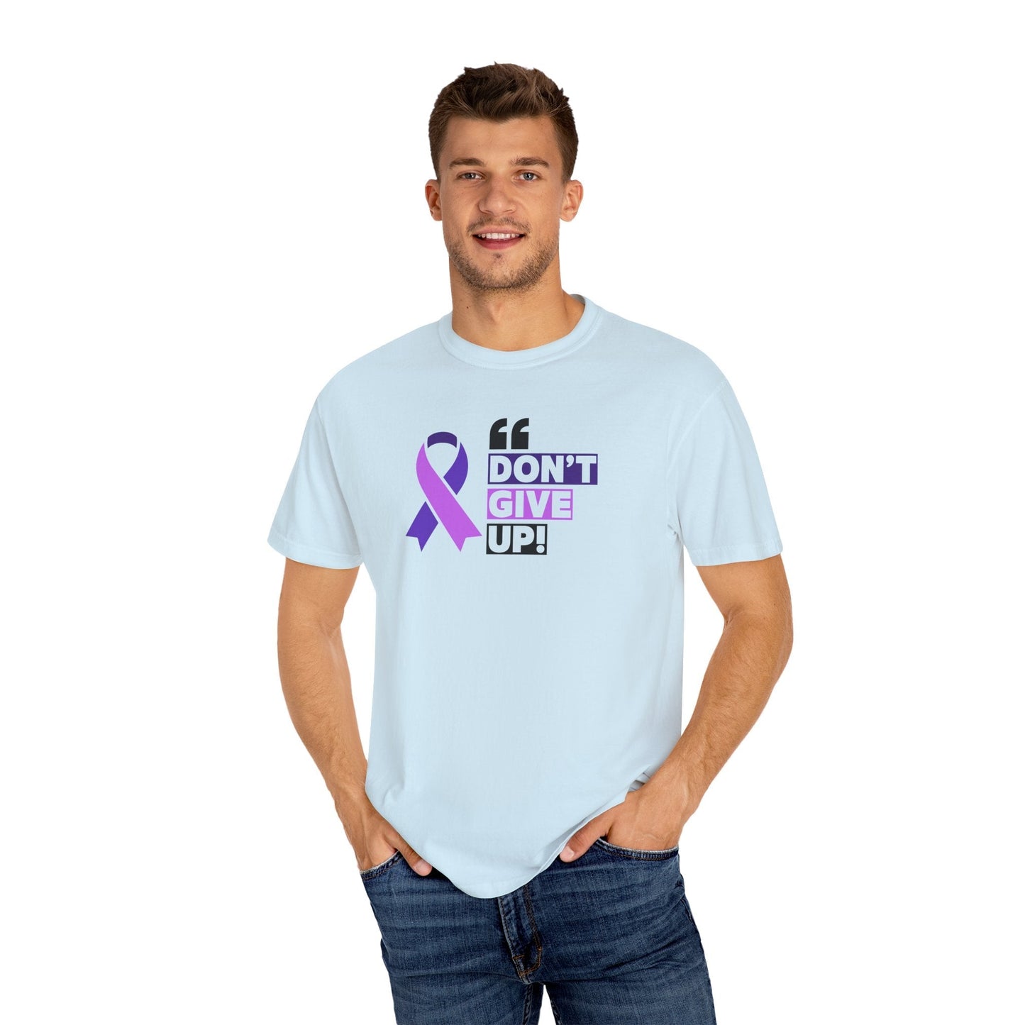 Epilepsy Awareness 'Don't Give Up' Unisex T-Shirt - Stylish & Meaningful - Korvel