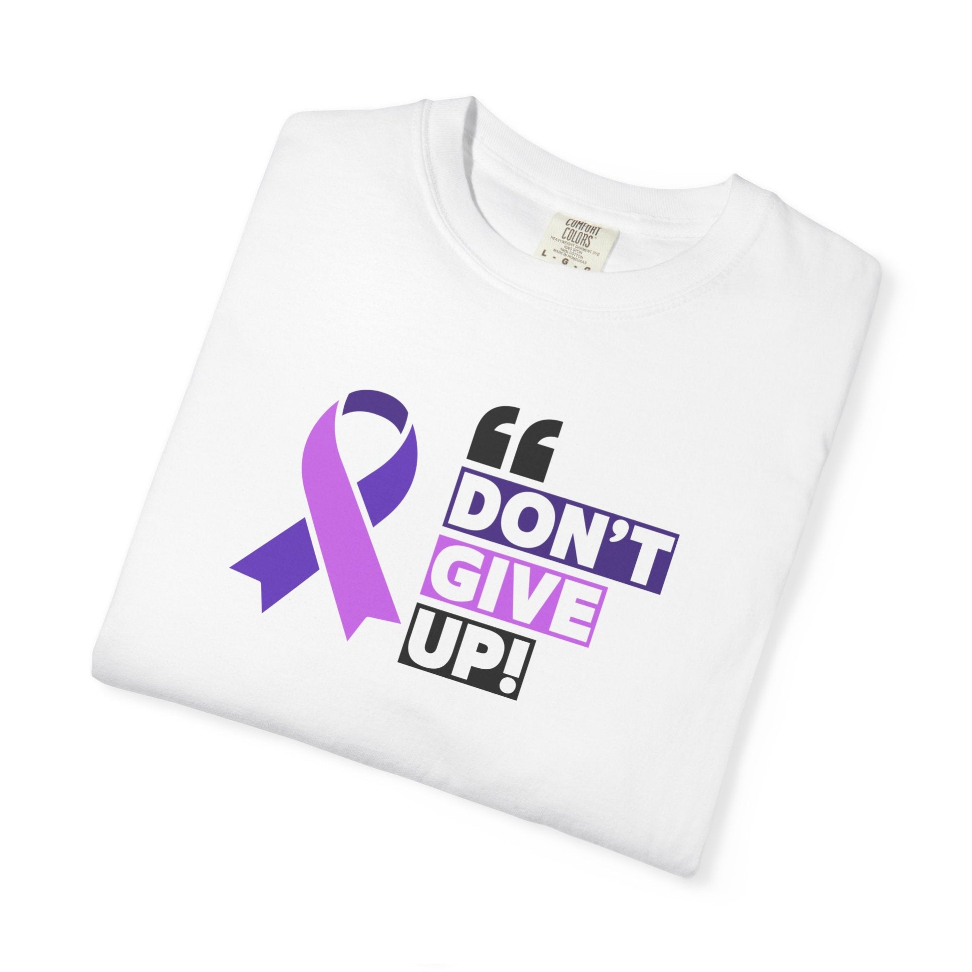 Epilepsy Awareness 'Don't Give Up' Unisex T-Shirt - Stylish & Meaningful - Korvel