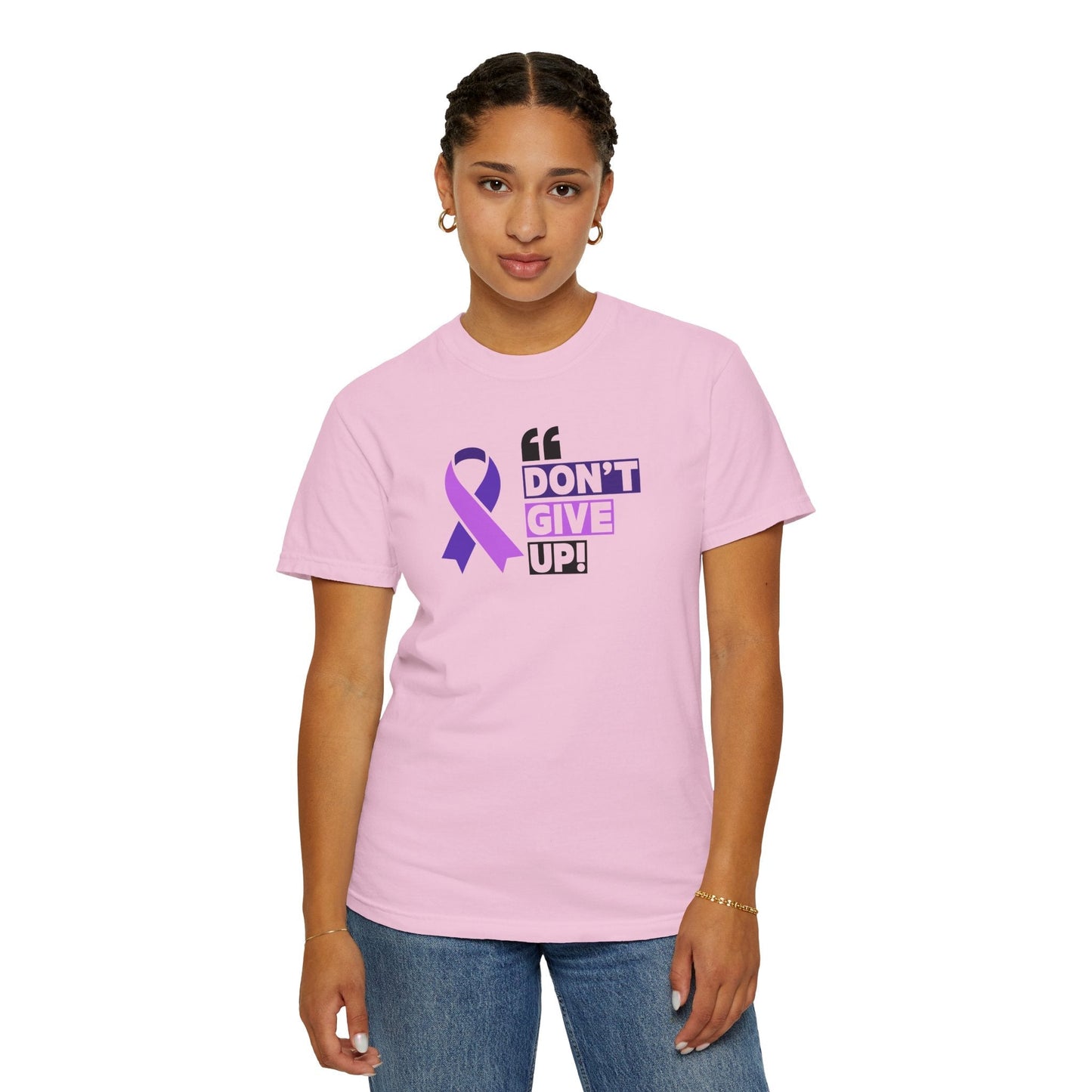 Epilepsy Awareness 'Don't Give Up' Unisex T-Shirt - Stylish & Meaningful - Korvel
