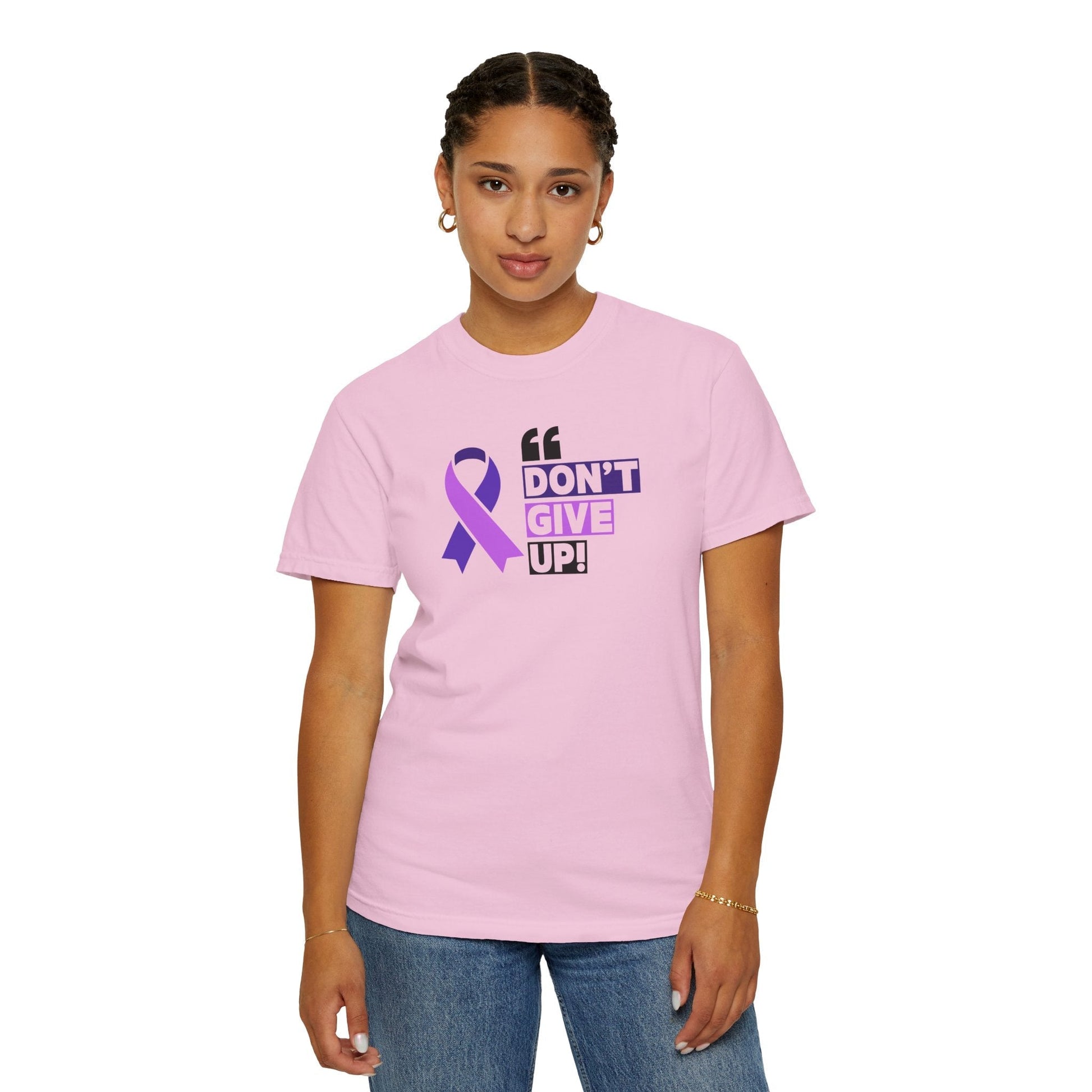 Epilepsy Awareness 'Don't Give Up' Unisex T-Shirt - Stylish & Meaningful - Korvel