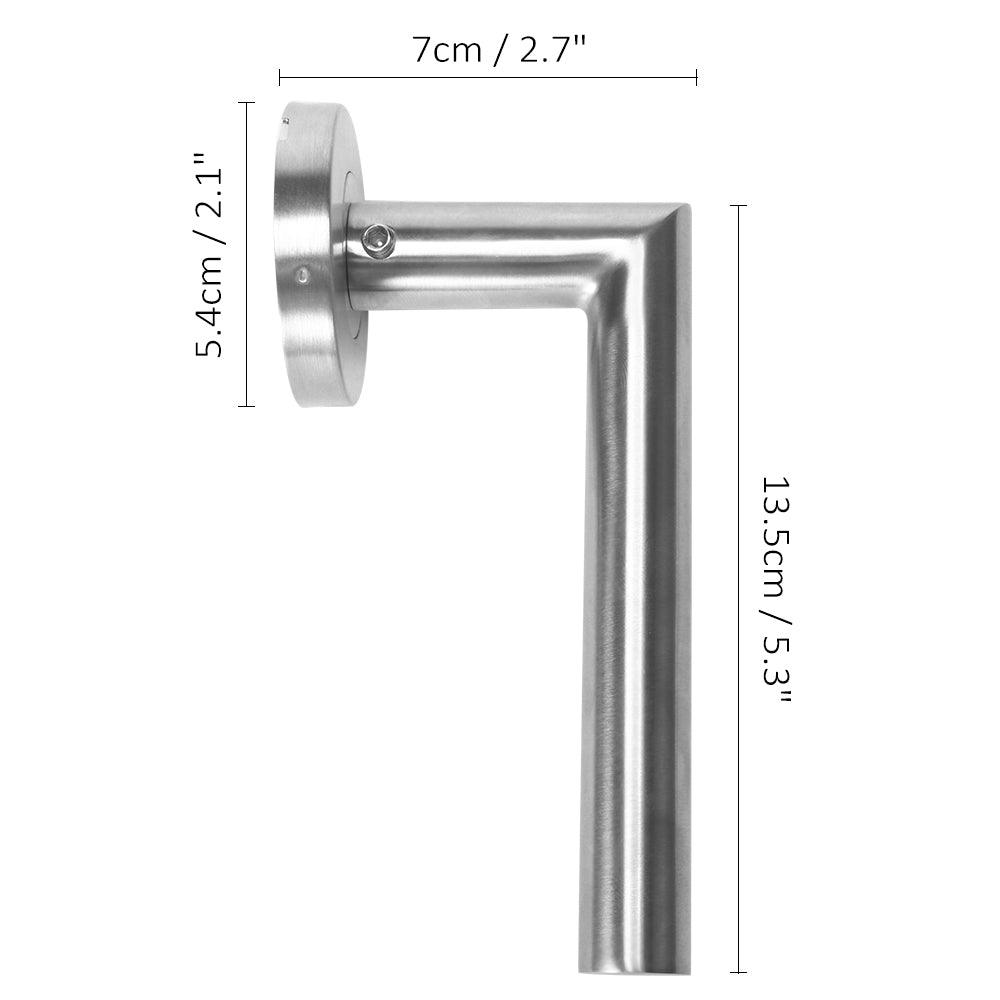 Ensemble de poignées de porte en acier inoxydable premium avec pêne ajustable