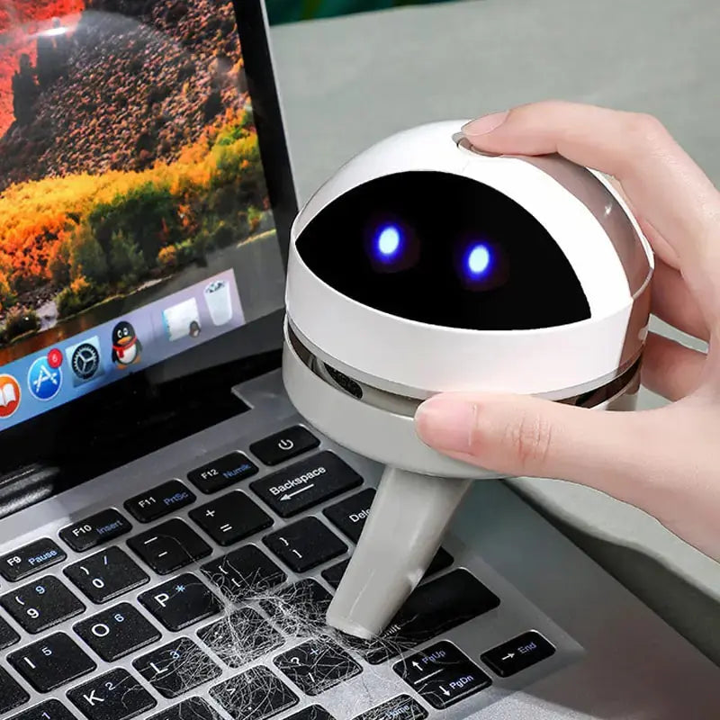 Mini aspiradora para limpieza de escritorio y mesa
