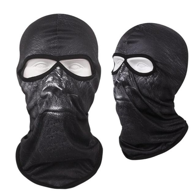 Masque Balaclava Tête d'Animal à Double Trou pour Activités de Plein Air