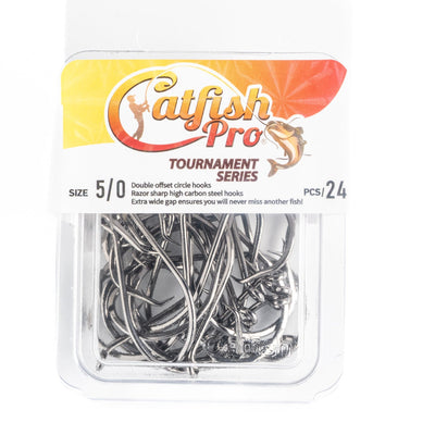 Premium Double Offset Circle Hooks 5/0 - Bulk Pack - Korvel