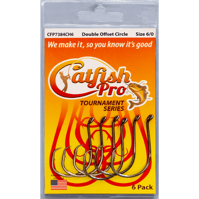 Premium 6/0 Double Offset Circle Hooks for Anglers - Korvel