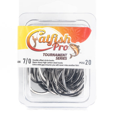 Premium 7/0 Double Offset Circle Hooks - Bulk Pack - Korvel