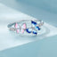 Bague Papillon en Argent Sterling 925 Émaillé - Taille 6