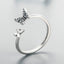 Bague de fiançailles élégante en argent sterling 925 pour femmes