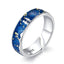 Anillo Elegante de Plata Esterlina 925 de 0.5cm de Ancho