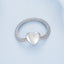 Elegant 925 Sterling Silver Engagement Ring for Women