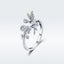 Anillo de Compromiso Elegante de Plata Esterlina 925 para Mujeres