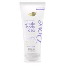 Crème Déodorante Dove, Corps Complet, Noix de Coco & Vanille, 2,5 Fl Oz