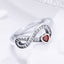 Bague de fiançailles élégante en argent sterling 925 pour femmes
