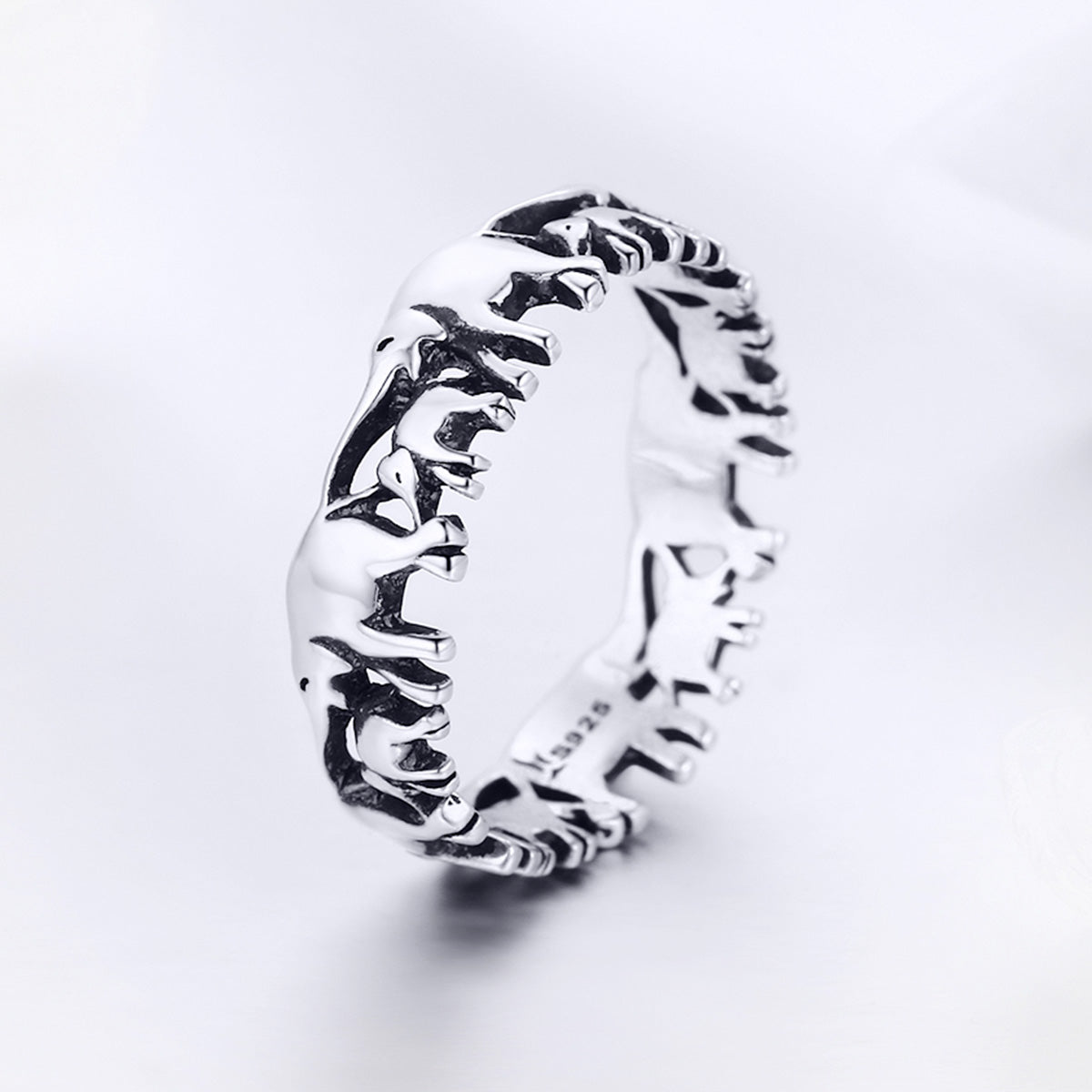 Elegant 925 Sterling Silver Ring Size 6 for Women