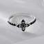 925 Sterling Silver Enamel Pendant Ring for Women