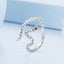 Bague Pavé CZ en Argent Sterling 925 Élégante pour Femmes