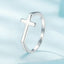 Anillo de Compromiso de Plata Esterlina 925 Oxidada de 1.7mm para Mujeres - Talla 6.0