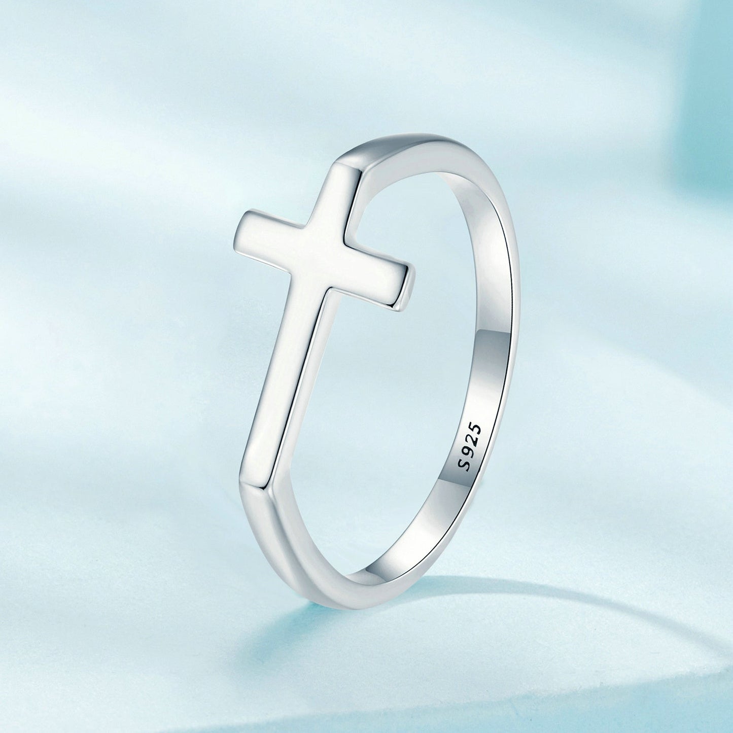 Anillo de Compromiso de Plata Esterlina 925 Oxidada de 1.7mm para Mujeres - Talla 6.0