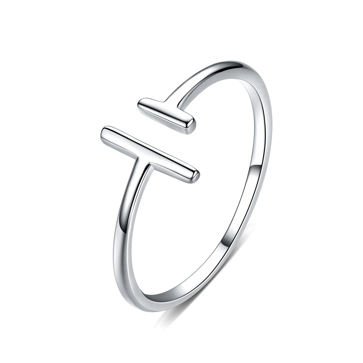 Bague élégante en argent sterling S925 de 0,15 cm pour femmes