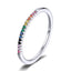Bague élégante en argent sterling 925 taille 5.0 pour femmes