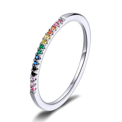Elegant 925 Sterling Silver Size 5.0 Ring for Women