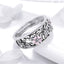Anillo de Compromiso Elegante de Plata Esterlina S925 - Talla 6.0