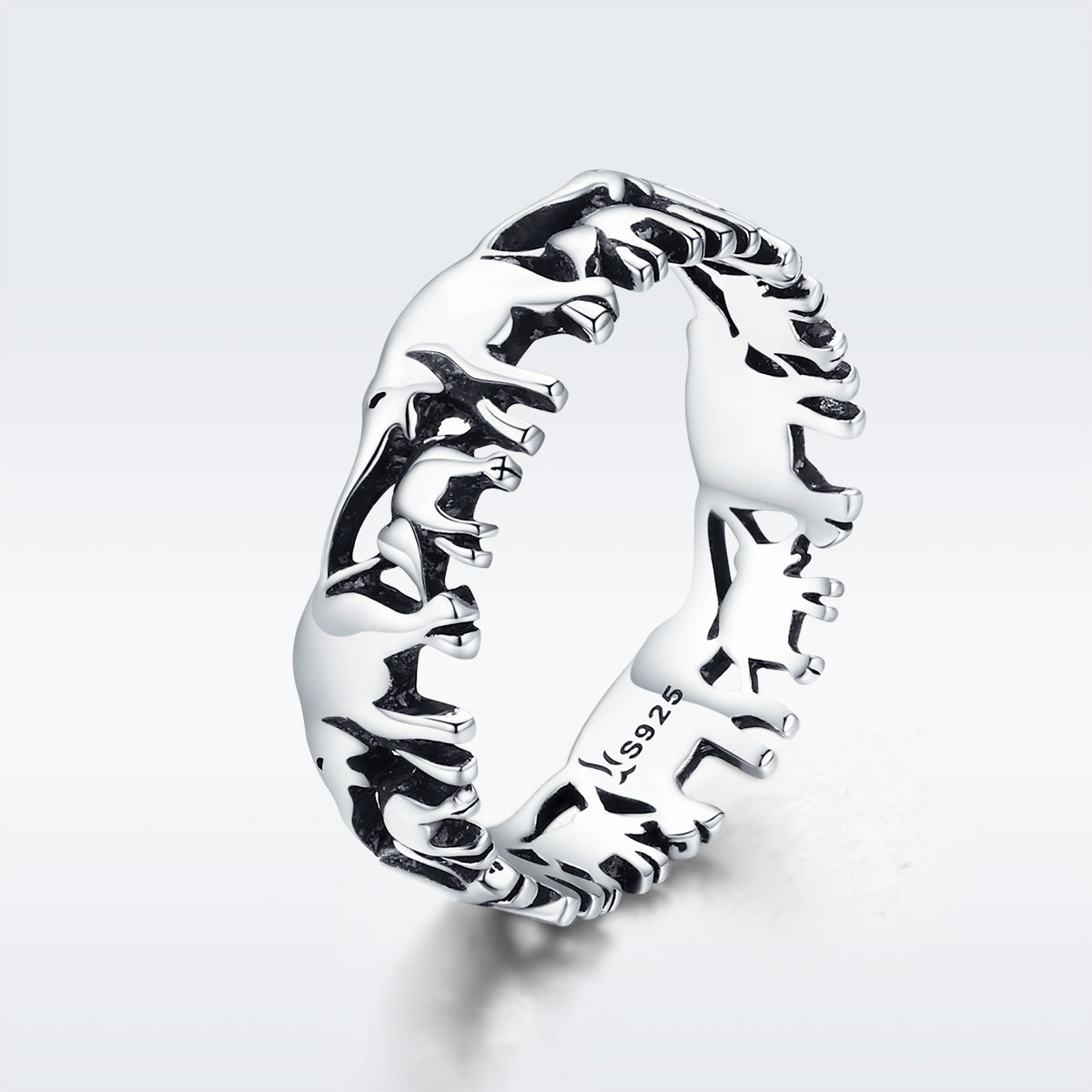 Elegant 925 Sterling Silver Ring Size 6 for Women