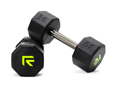 Premium Octo Rubber Dumbbell - Individual Unit - Korvel