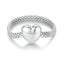 Elegant 925 Sterling Silver Engagement Ring for Women