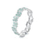 Anillo de Esmalte de Plata Esterlina 925 Elegante para Mujeres - Talla 6