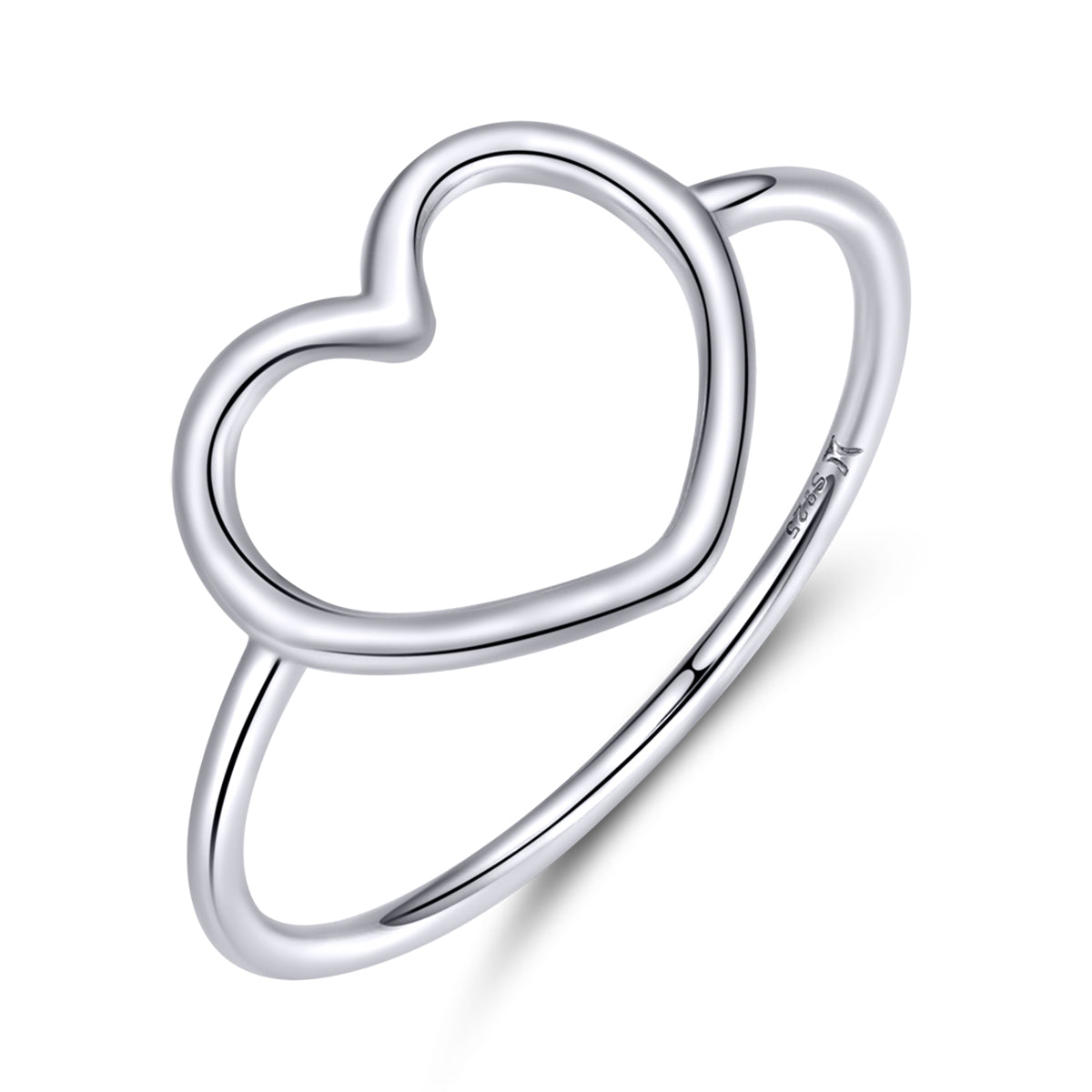 Bague de fiançailles en argent sterling 925 plaqué platine taille 6.0