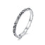Bague de fiançailles élégante en argent sterling 925 pour femmes - Taille 6.0