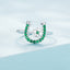 Elegant 925 Sterling Silver Plated CZ Engagement Ring for Women